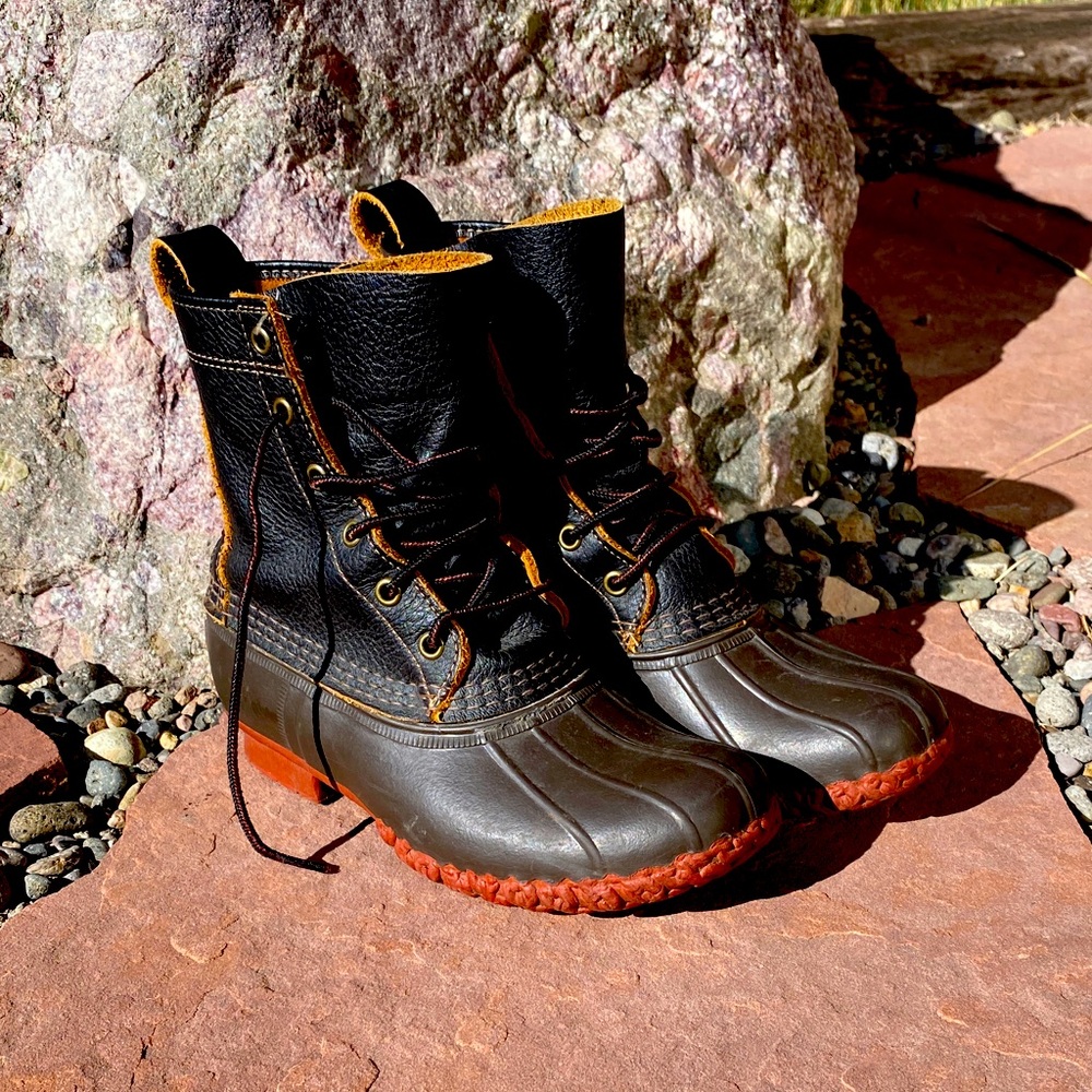 LL Bean Women’s Bison Duck Boots 7 Medium